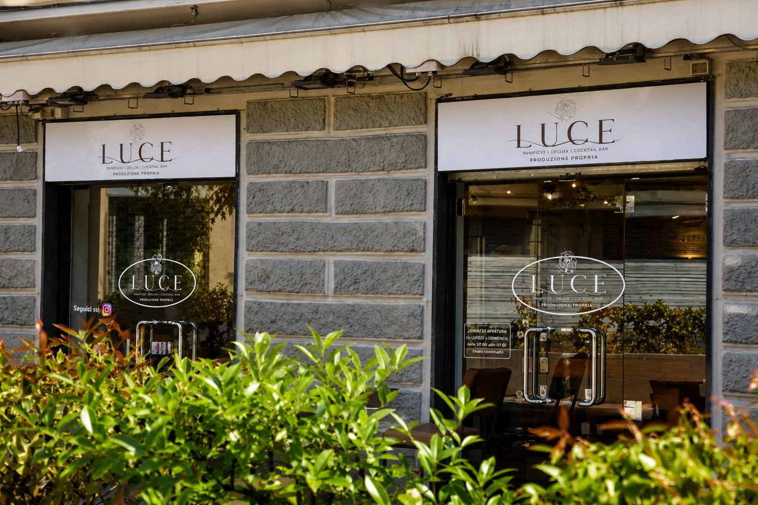 LUCE — vetrina e forno